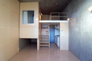 中延,コンクリート打ち放し×ナチュラルウッドの1,5層空間【賃貸/品川区/～14万/25㎡以上】※お申込み中になります