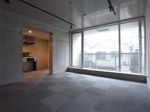 赤坂・氷川神社至近。スタイリッシュなコンクリートデザインを纏う都市型1K【賃貸/ペット可/港区/～20万/45㎡以上】※お申込み中になります