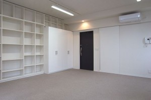 恵比寿,壁面収納のあるSOHO向きデザイナーズ【賃貸/SOHO可】
