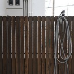 海から帰った時用の外のシャワー